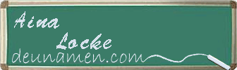 Aina Locke Visitenkarte